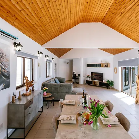 Dream Villa In Tala With Private Pool, Sea & Mountain Views & Garden Retreat