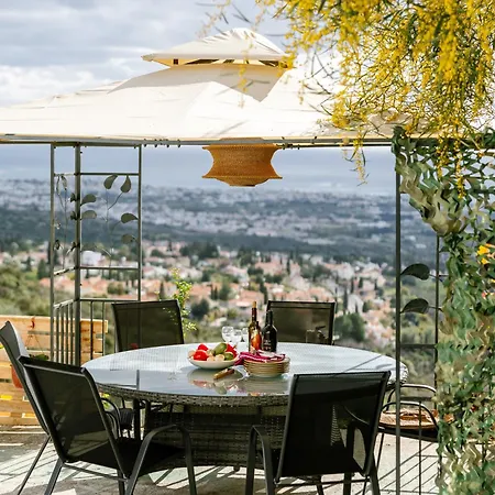 Dream In Tala With Private Pool, Sea & Mountain Views & Garden Retreat * Pafos